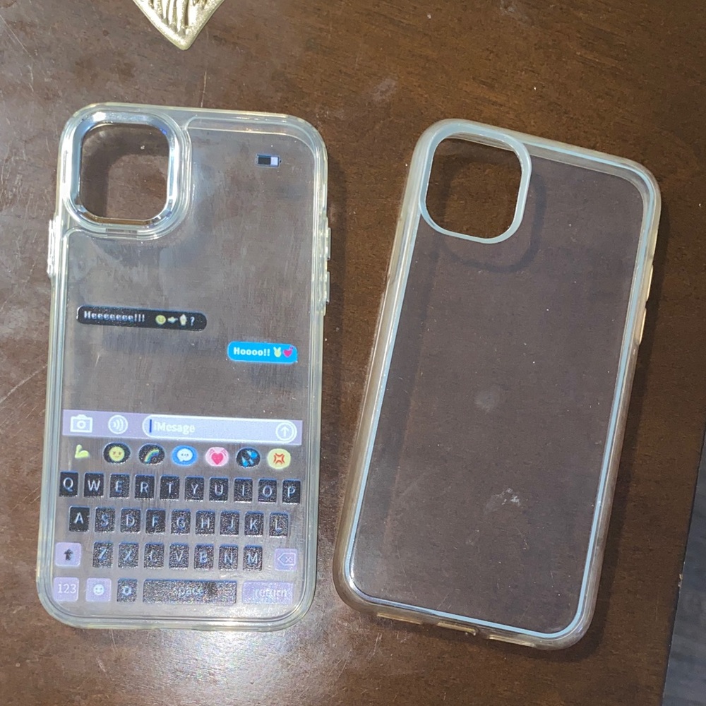 2 Transparent Phone Case for iPhone 11